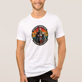 Camiseta Triblenda Satisfaga su alma, intercambie por el caballero de