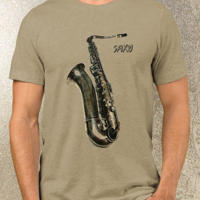 Camiseta Triblenda Saxofón saxofón Jazzy fotográfico (Subido por el creador)