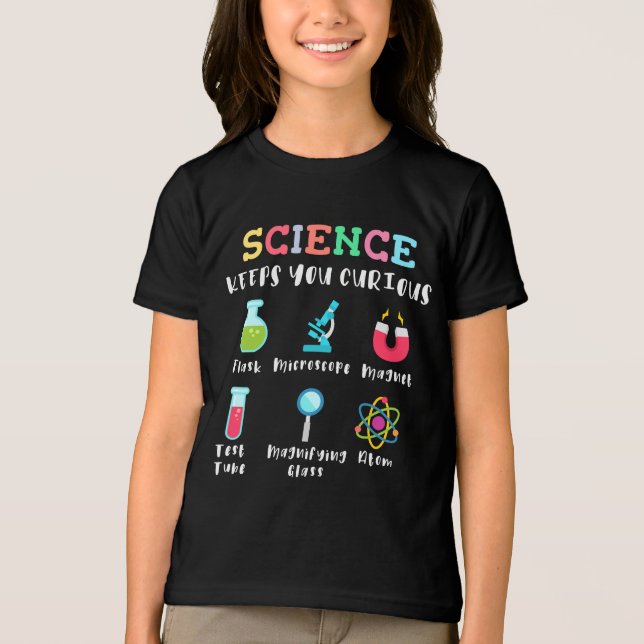 Camiseta Triblenda Science keeps you curious (Anverso)