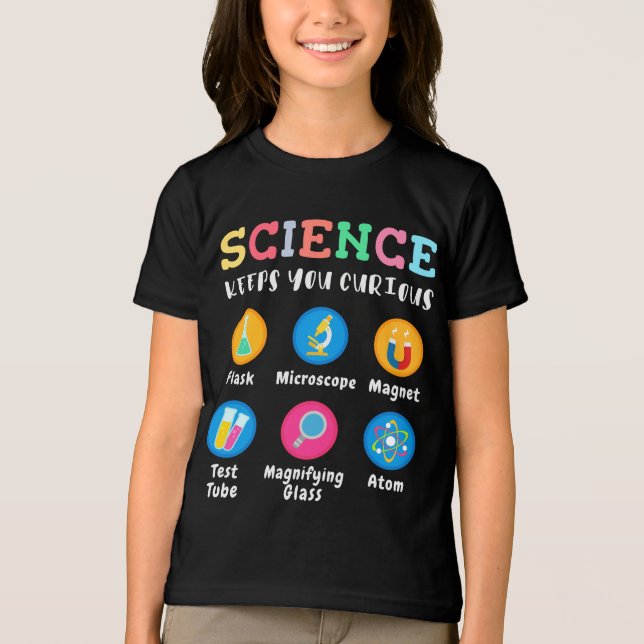 Camiseta Triblenda Science keeps you curious (Anverso)