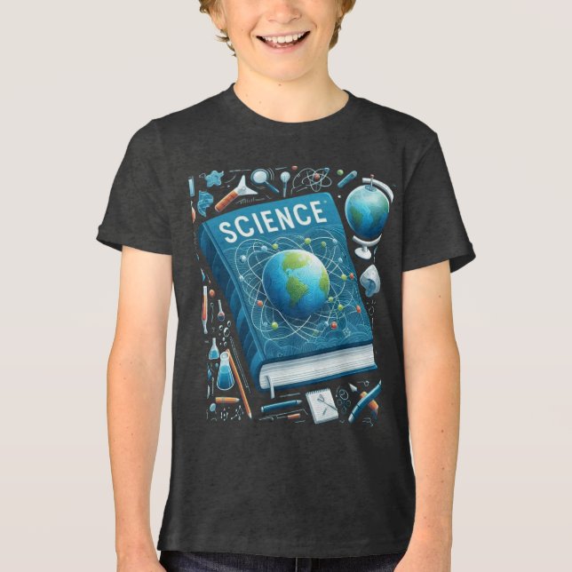 Camiseta Triblenda Science: The World of Discovery (Anverso)
