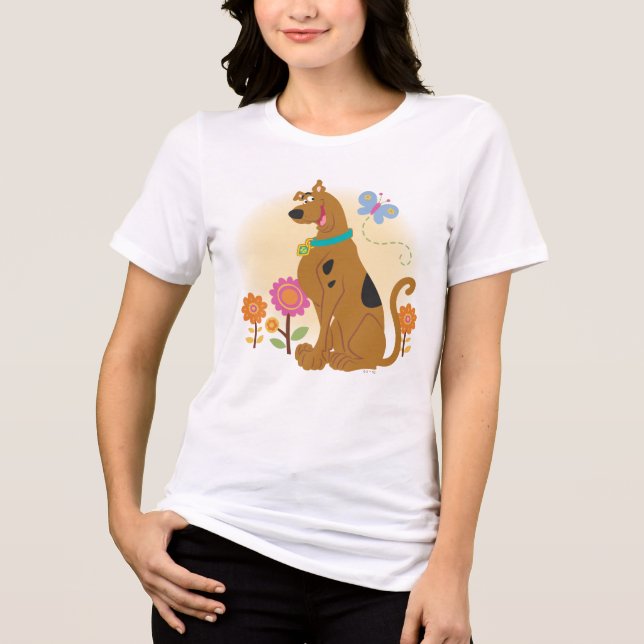 Camiseta Triblenda Scooby-Doo Following Butterfly (Anverso)