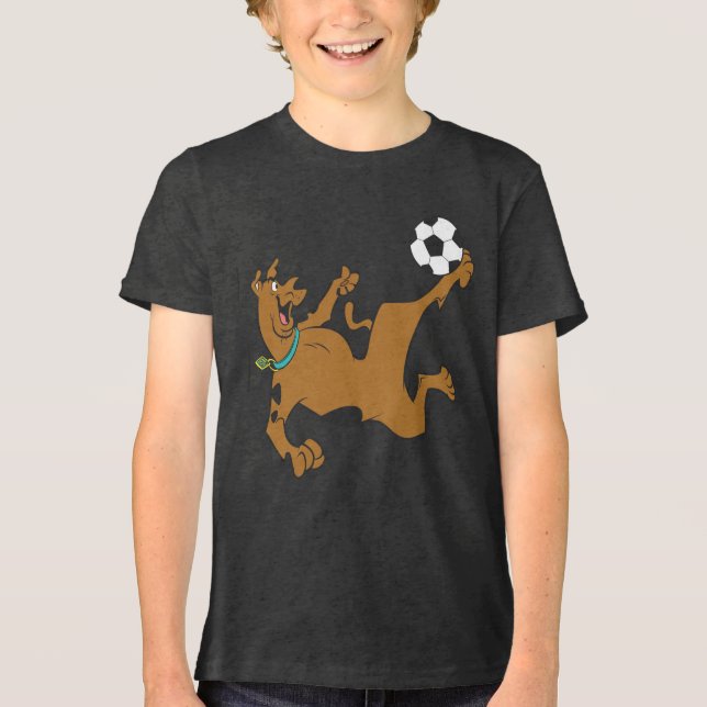 Camiseta Triblenda Scooby-Doo Jugando Fútbol (Anverso)