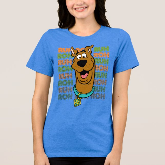 Camiseta Triblenda Scooby-Doo Ruh Roh (Anverso)