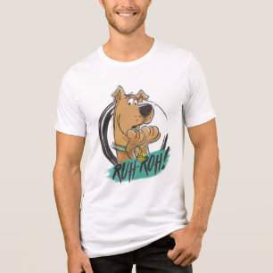 Camiseta Triblenda Scooby-Doo "¡Ruh Roh!" Esbozo de marcadores