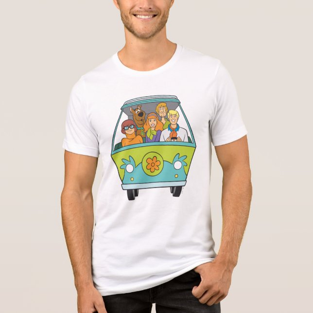 Camiseta Triblenda Scooby-Doo y la máquina de misterio de pandillas (Anverso)