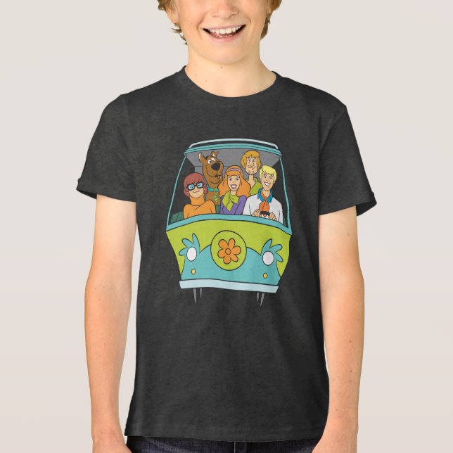 Camiseta Triblenda Scooby-Doo y la máquina de misterio de pandillas (Anverso)