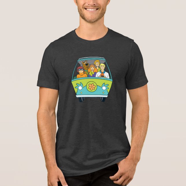 Camiseta Triblenda Scooby-Doo y la máquina de misterio de pandillas (Anverso)