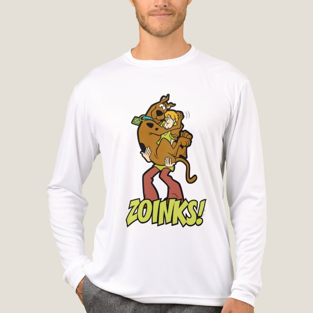 Camiseta Triblenda Scooby-Doo y Shaggy Zoinks! (Anverso )
