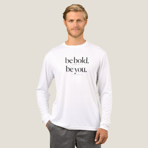 Camiseta Triblenda Sé Audaz Sé Tú Declaración Mínima Diseño Tipografí