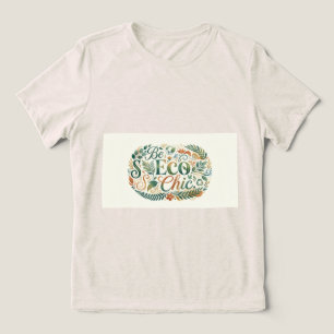 Camiseta Triblenda Sé Eco Chic,Camiseta