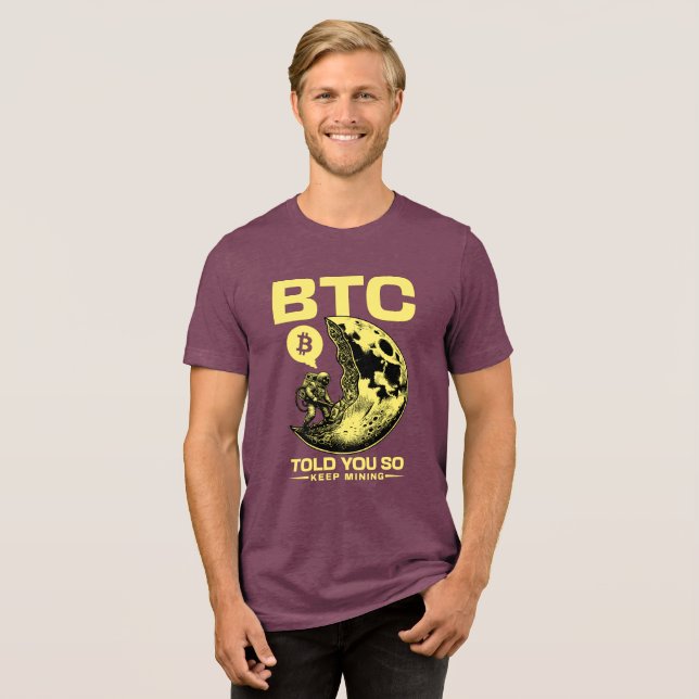 Camiseta Triblenda "Se Lo Dijo" Bitcoin OG Ultimate HODL Flex (Anverso Completa)