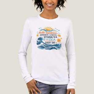 Camiseta Triblenda Sea the Sunshine" Carretera de manga larga con tre