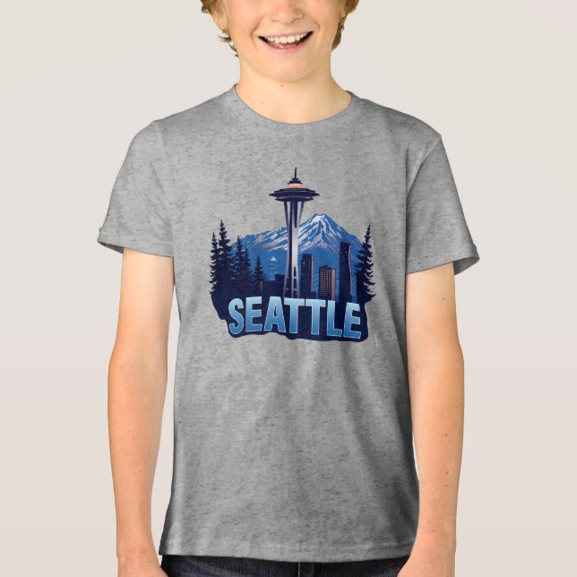 Camiseta Triblenda Seattle Washington United States of America (Anverso)