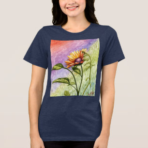 Camiseta Triblenda Secretos del Girasol al Atardecer