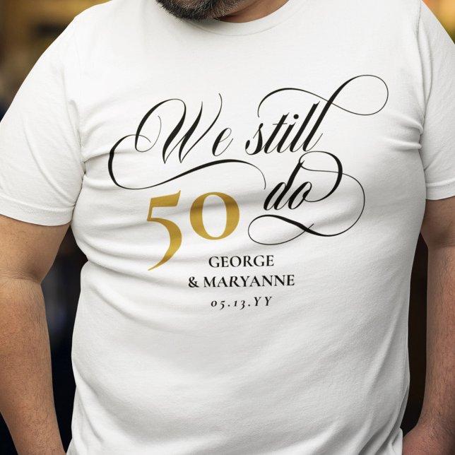 Camiseta Triblenda Seguimos Con Rapidez Guiando 50 Aniversario Boda (Subido por el creador)