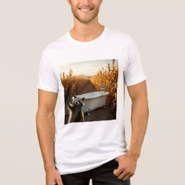 Camiseta Triblenda Selfie de mapache 1