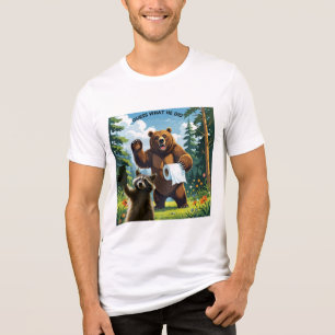 Camiseta Triblenda Selfie de mapache 5