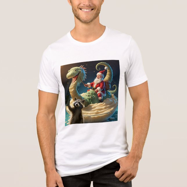 Camiseta Triblenda Selfie de mapache 6 (Anverso)