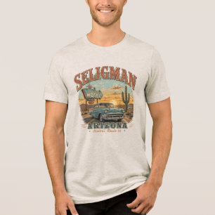 Camiseta Triblenda Seligman Arizona Ruta 66 Motel Vintage