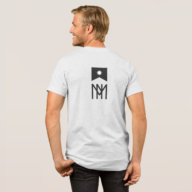 Camiseta Triblenda Sello de estado de Minnesota (Detrás Completo)