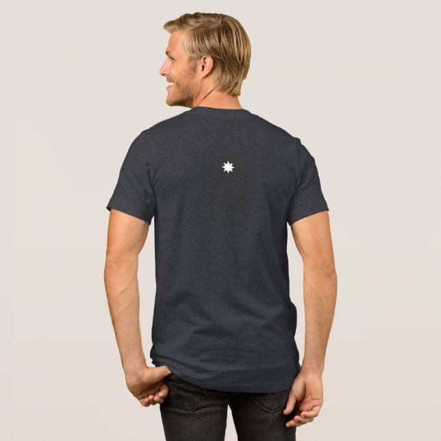 Camiseta Triblenda Sello de estado de Minnesota (Detrás Completo)