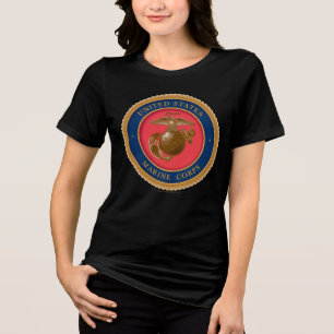 Camiseta Triblenda Sello del Cuerpo de Marines