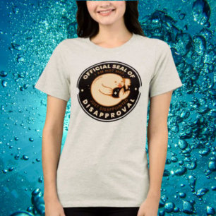 Camiseta Triblenda Sello Oficial de Desaprobación Divertido Sarcástic