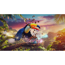 CAMISETA TRIBLENDA SELVA LLUVIOSA DY - TOUCAN