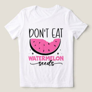 Camiseta Triblenda Semillas de sandía divertidas en el embarazo tempr