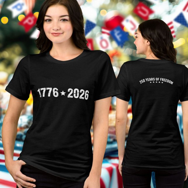 Camiseta Triblenda Semiquincentennial 1776 to 2026 White Numerals (Subido por el creador)