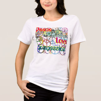 Camiseta Triblenda Señales de paz de Hipster