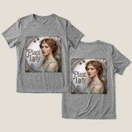 Camiseta Triblenda Señora de la Planta Art Nouveau