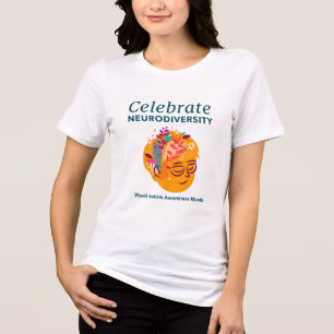 Camiseta Triblenda Sensibilización sobre autismo celebra el autismo p