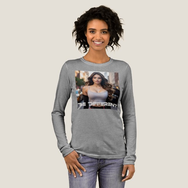 CAMISETA TRIBLENDA SER DIFERENTE (Anverso Completo)