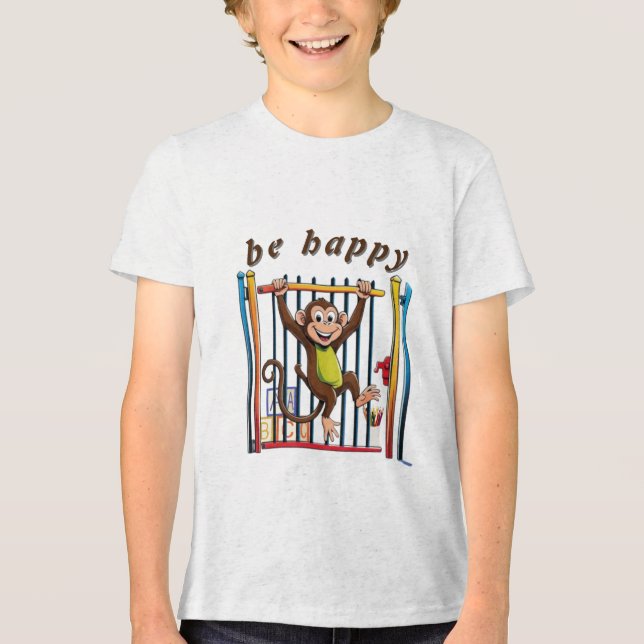 Camiseta Triblenda ser feliz (Anverso)