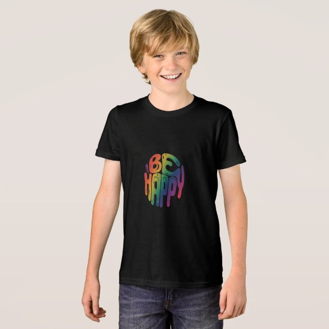 Camiseta Triblenda Ser feliz (Anverso Completo)