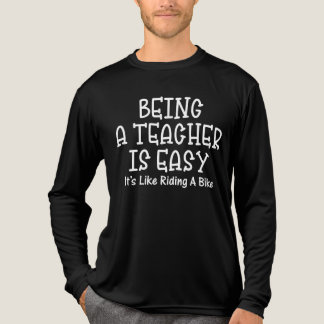 Camiseta Triblenda Ser profesor es fácil como andar en bicicleta