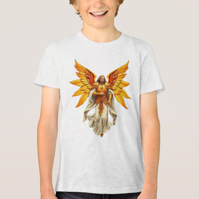 Camiseta Triblenda „Seraphim – Flammen des Lichts, Wächter der Seele“ (Anverso)