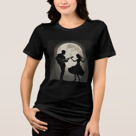 Camiseta Triblenda Serenade con la luz de la luna: Baile de Silhouett