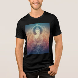 Camiseta Triblenda Serene Meditating Buddha Mandala T-Shirt - Spiritu