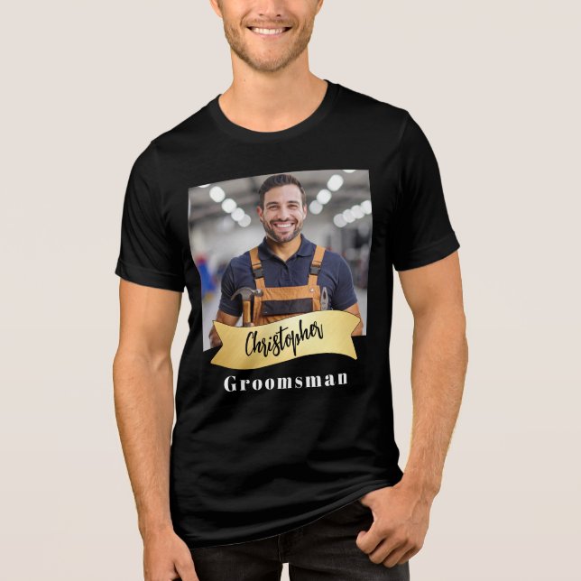 Camiseta Triblenda Serie de Padrinos: El Hombre de las Reparaciones (Anverso)