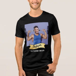 Camiseta Triblenda Serie de Padrinos: La Leyenda de la Barra de Pesas