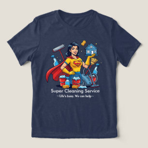 Camiseta Triblenda Servicio de limpieza de casas modernas ama de llav