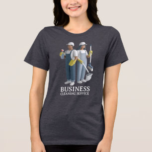 Camiseta Triblenda Servicio de limpieza de casas modernas ama de llav