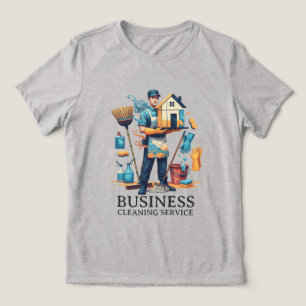 Camiseta Triblenda Servicio de limpieza de casas modernas ama de llav