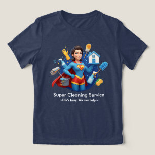 Camiseta Triblenda Servicio de limpieza de casas modernas ama de llav