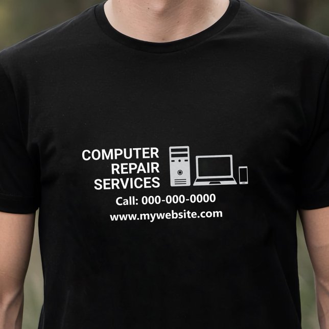Camiseta Triblenda Servicios de reparación de equipos (Computer Repair Services T-Shirt)
