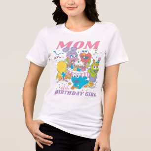 Camiseta Triblenda Sesame Street Cumpleaños de bebé por primera vez
