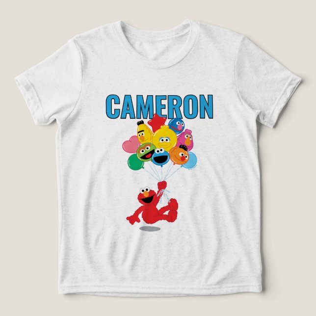 Camiseta Triblenda Sesame Street | Elmo & Pals Birthday (Diseño delantero )